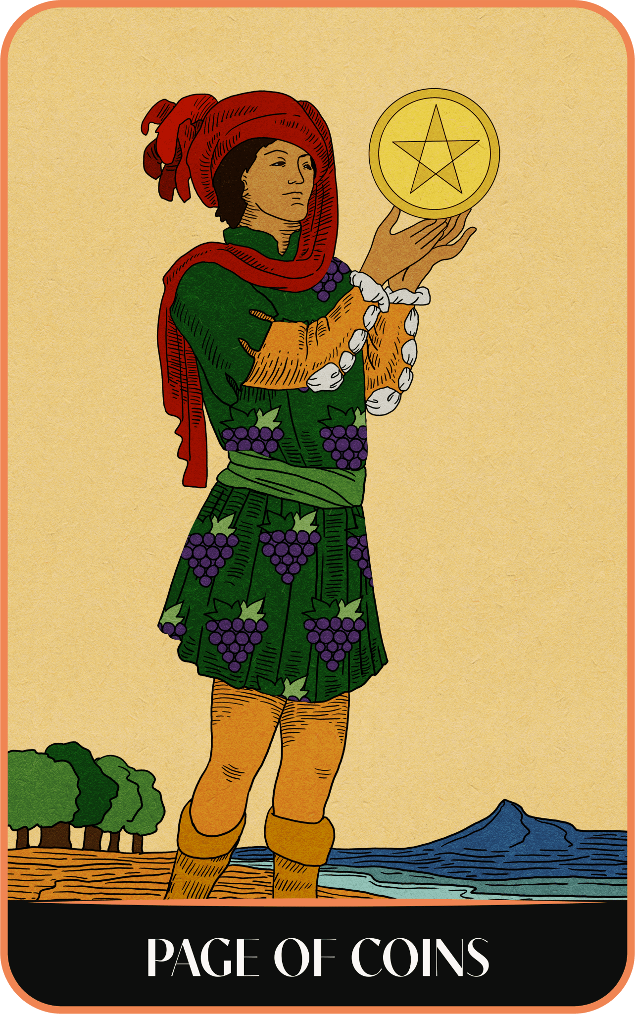 A tarot a day #19 - Fante di Denari