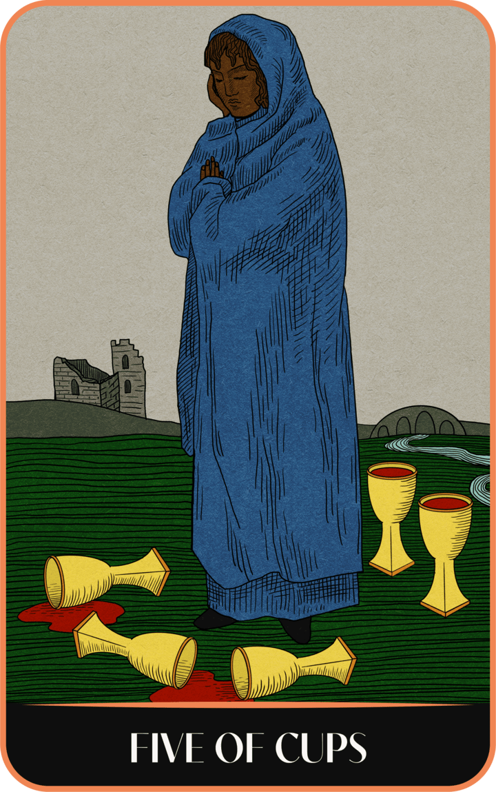 A tarot a day #22 - Cinque di Coppe