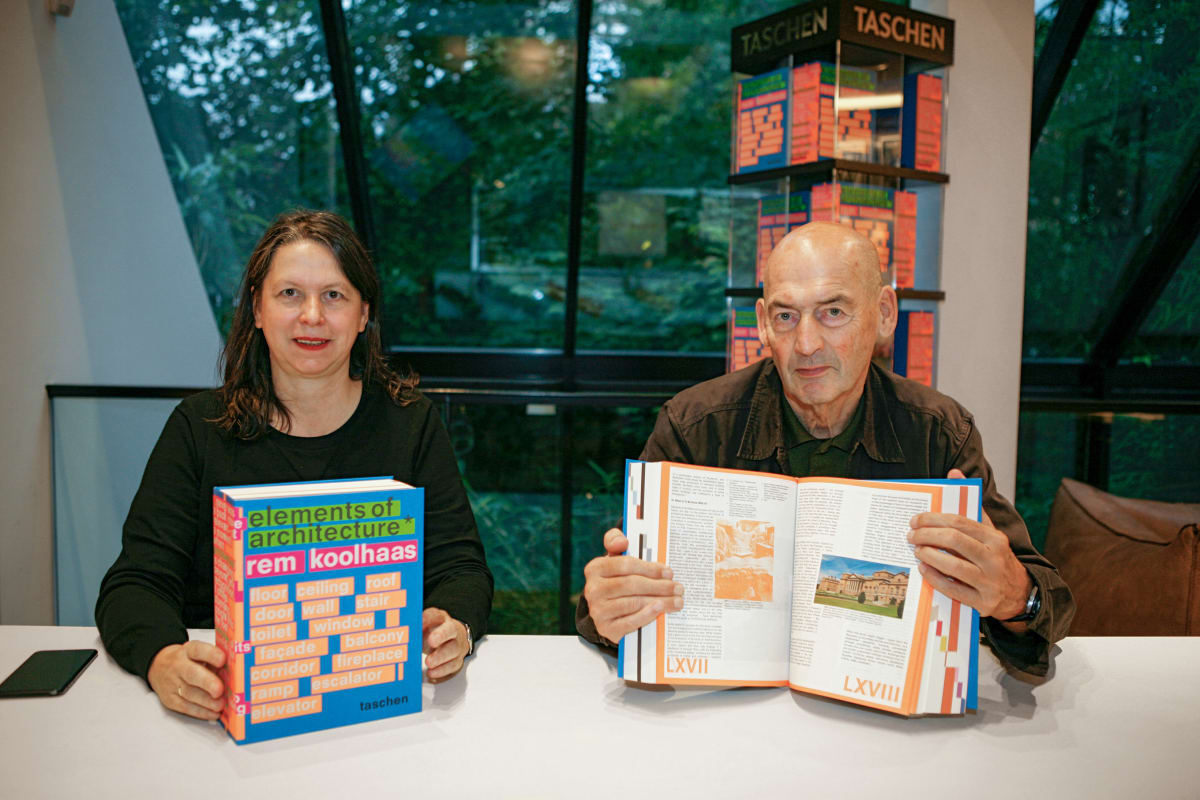 Event Rem Koolhaas and Irma Boom in Amsterdam. TASCHEN Books