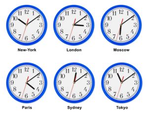 time zones for VA work