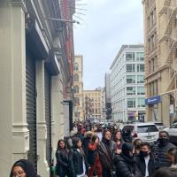 Tasker Waiting in Line Photo