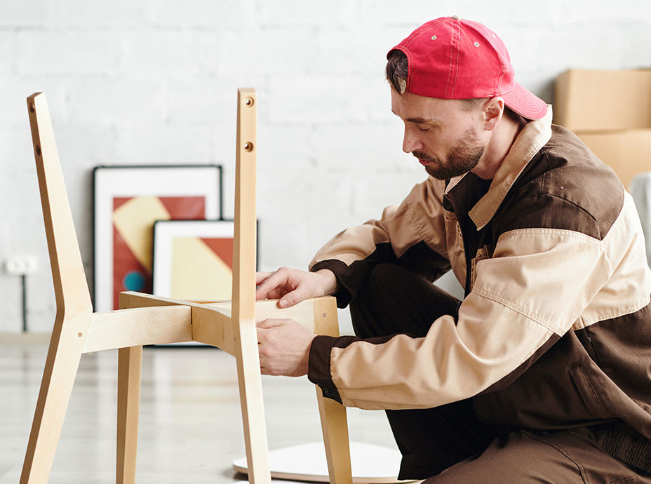 Assembling an office chair sale