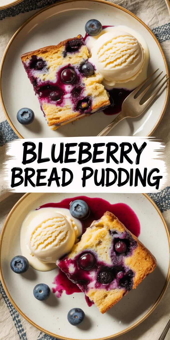 The Blueberry Bread Pudding That Turns “Day-Old” Into a Power Move ...
