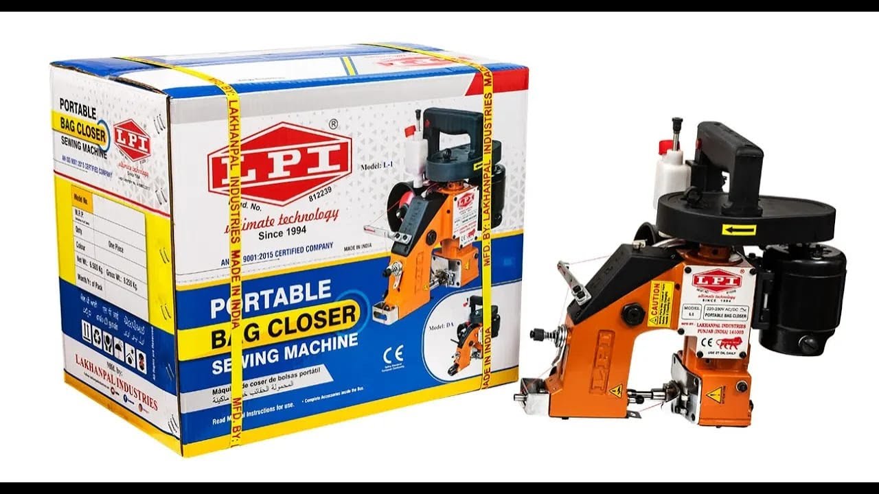 LPI Portable Bag Closer Machine (Double Thread)