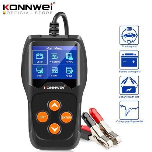 KW600 Car Battery Tester – 12V 100–2000CCA Diagnostic Tool