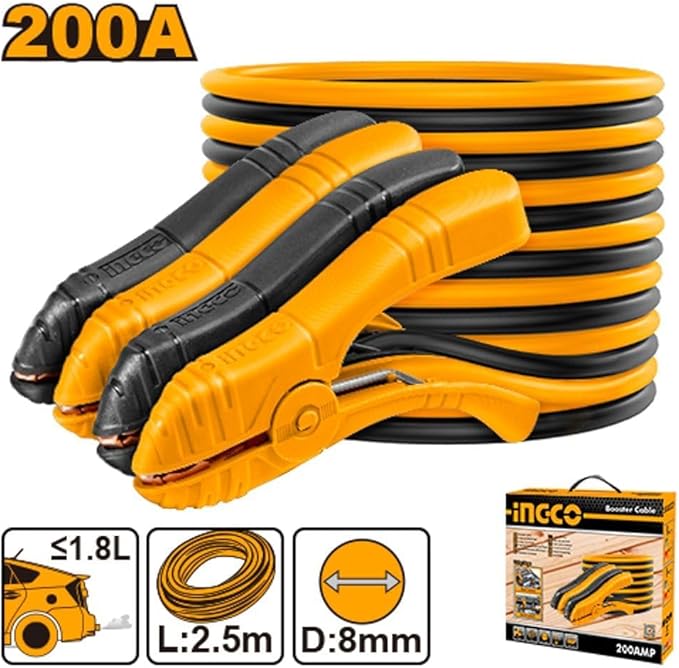Ingco Booster Cable HBTCP2001 – Heavy Duty Jump Starter Cable