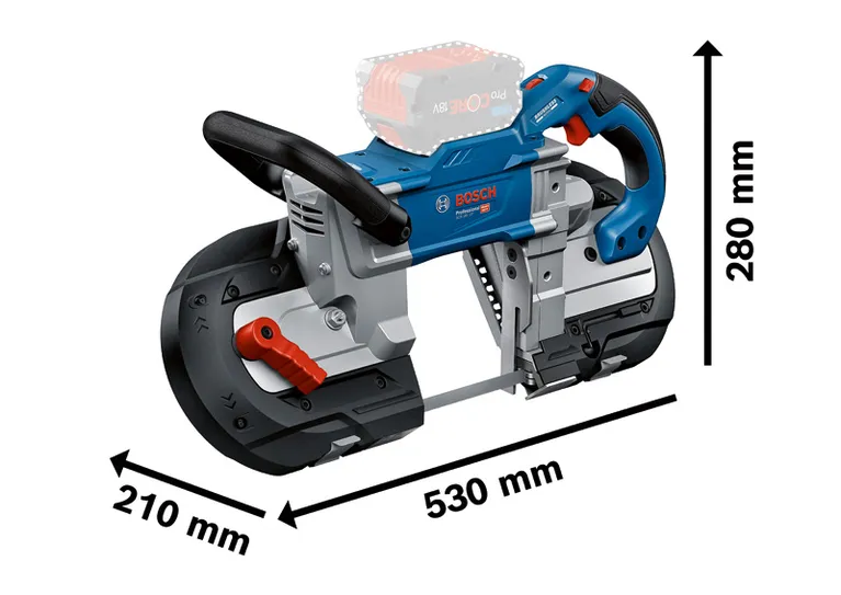 BOSCH 18V Cordless Band Saw (GCB 18V-127) - 06012B7000