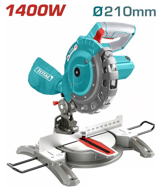 TOTAL Mitre Saw 1400W / 210mm (TS42142107)