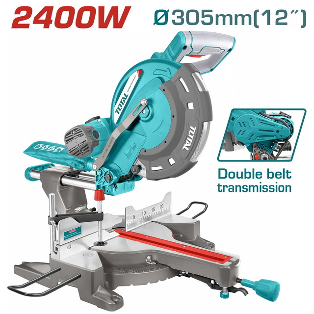 TOTAL Mitre Saw Radial 2400W 305mm