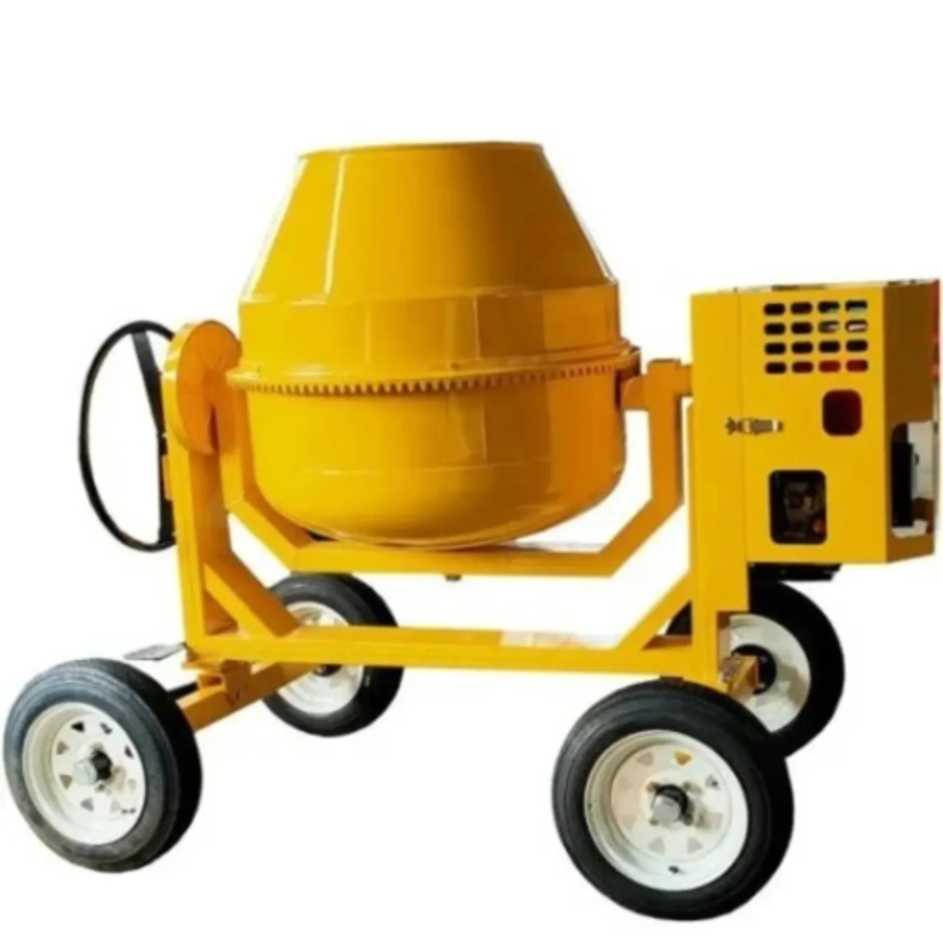 4 Wheels 500L Portable Concrete Cement Mixer