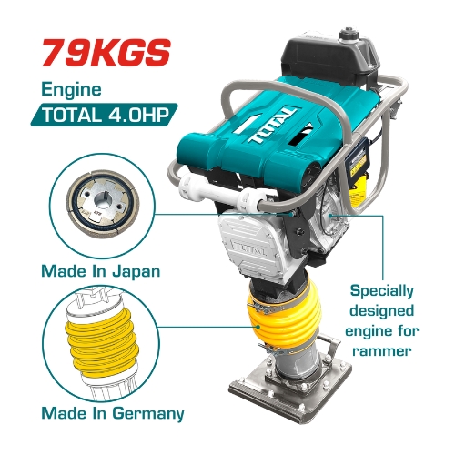 Total TPS890 3.2kW 4.0HP Gasoline Tamping Rammer