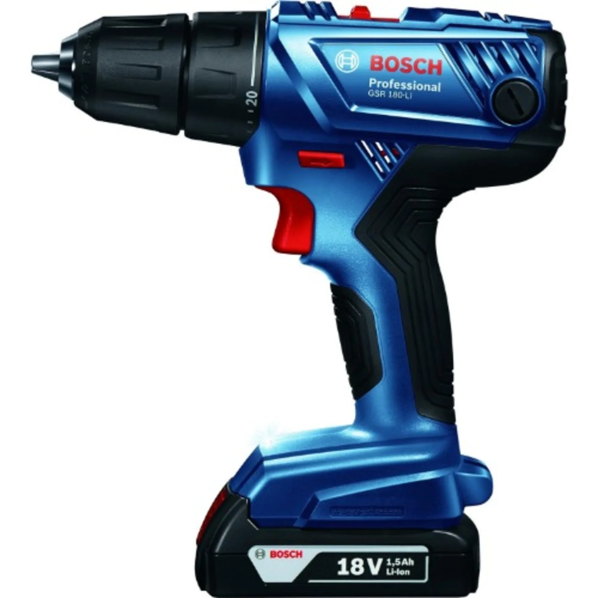 Bosch GSR 180-LI Cordless Drill Driver 3/8" (10mm) 18V
