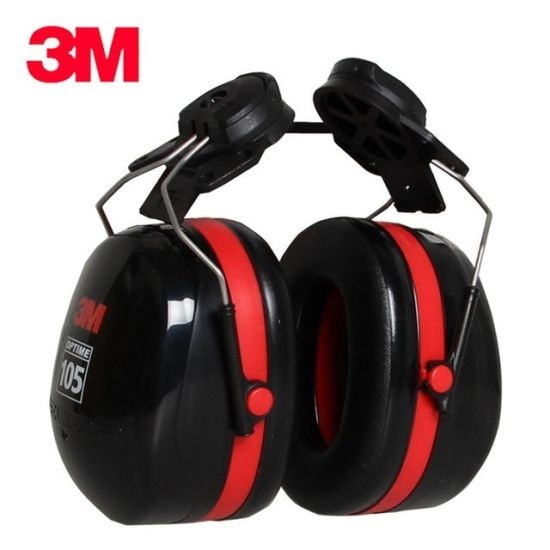 3M PELTOR OPTIME 105 Mounted Earmuff