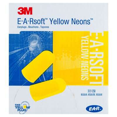 3M E-A-RsoftΓäó Yellow NeonsΓäó Uncorded Earplugs