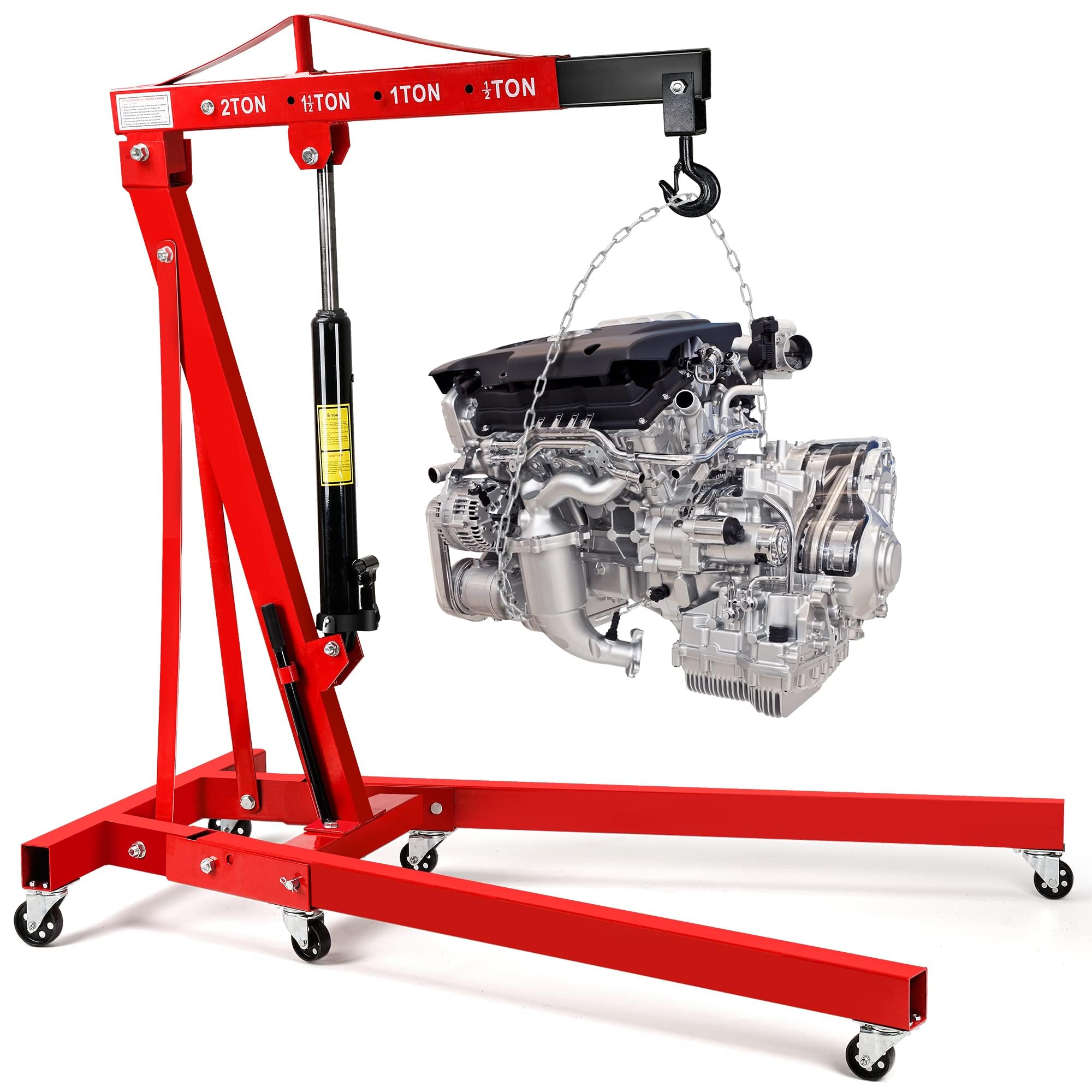 2 Ton Hydraulic Workshop Crane Engine Hoist