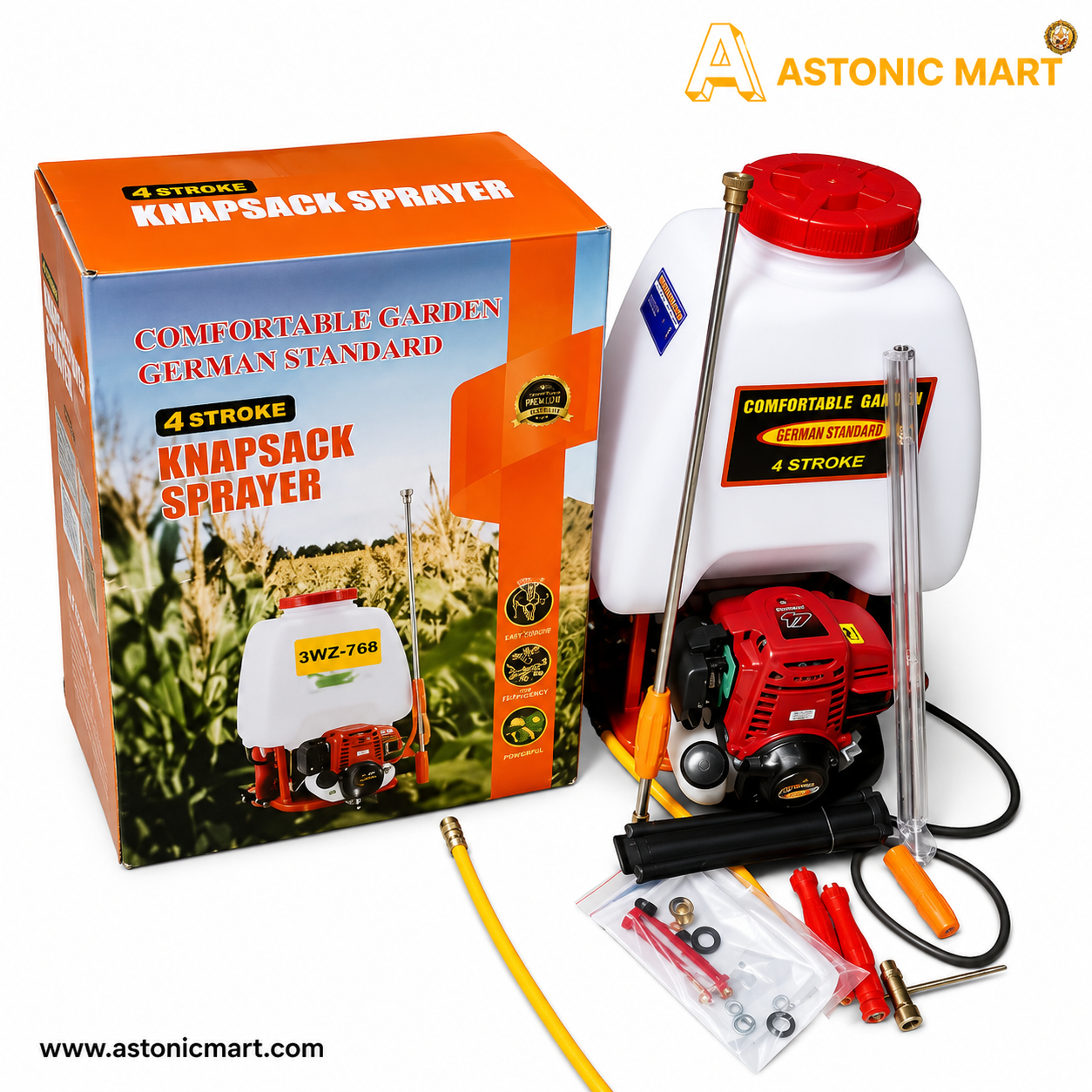 Comfortable Garden 4-Stroke Knapsack Sprayer (3WZ-768)