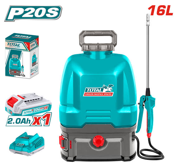 TOTAL Cordless Backpack Sprayer 20V (TSPLI2016)