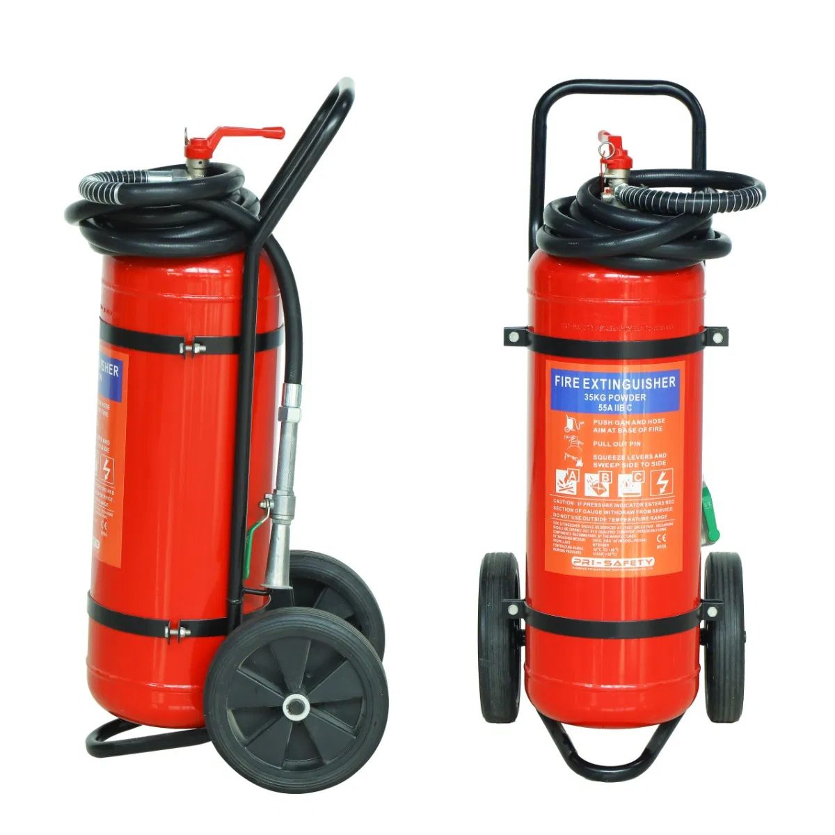 25kg DCP Fire Extinguisher With Wheels