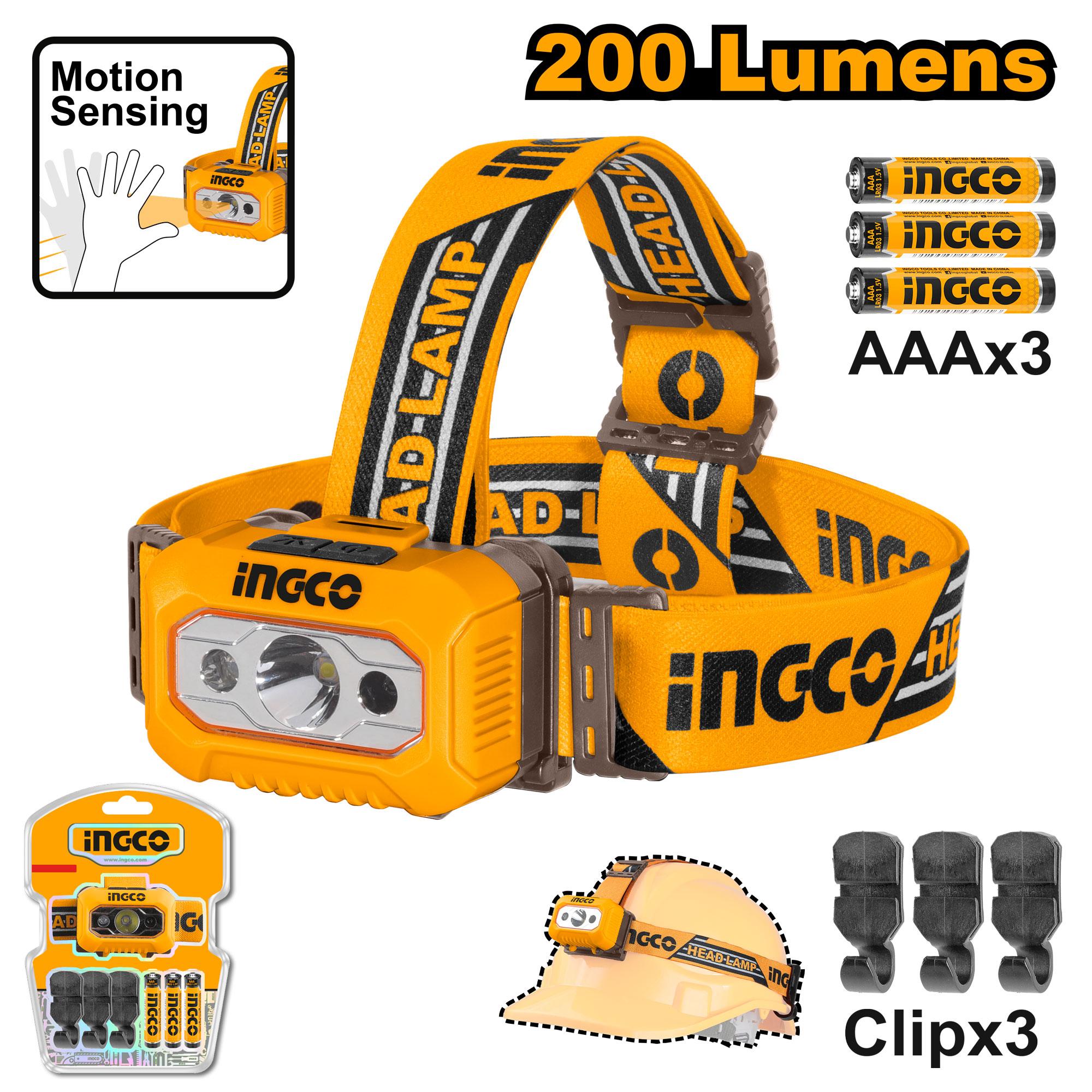 INGCO HHL013AAA8 LED Headlamp
