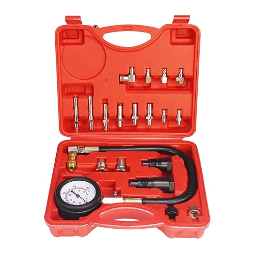 Diesel Engine Compression & Fuel Pressure Tester Kit 1000 PSI