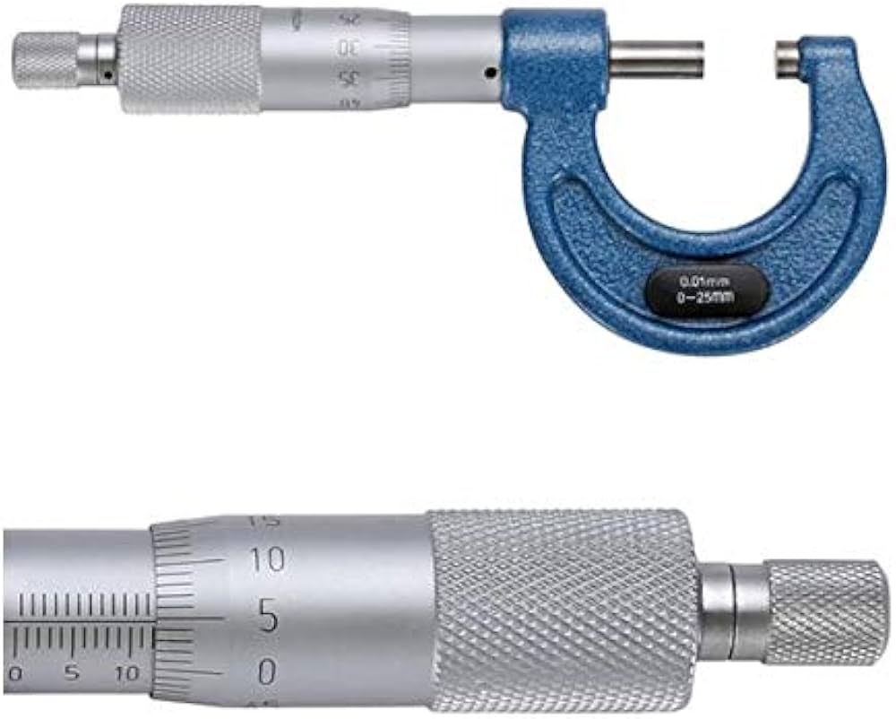 Micrometer Screw Gauge 0-25mm Accuracy 0.01mm (Analogue)