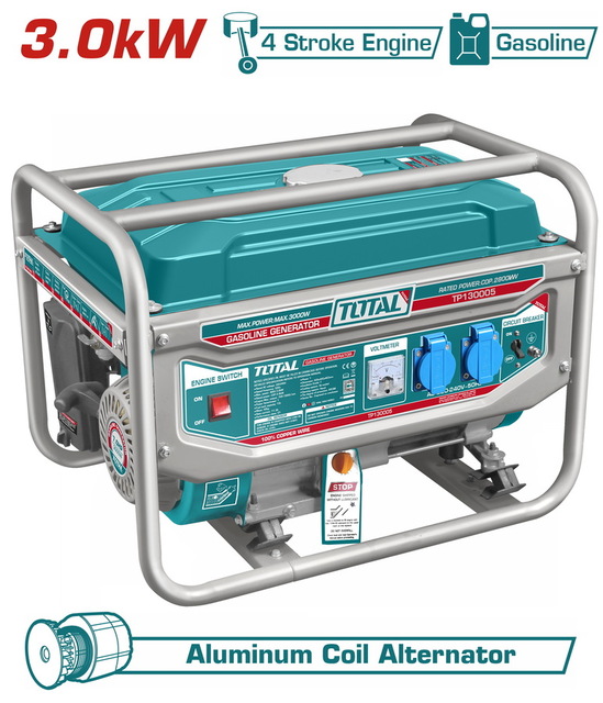 TOTAL Gasoline Generator 3000W