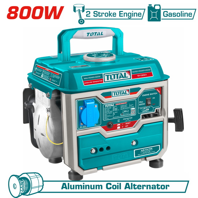 TOTAL Gasoline Generator 800W