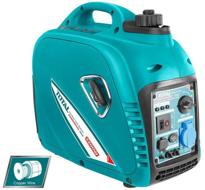 TOTAL Inverter Generator 2.2KW TP530001 – Portable Silent Petrol
