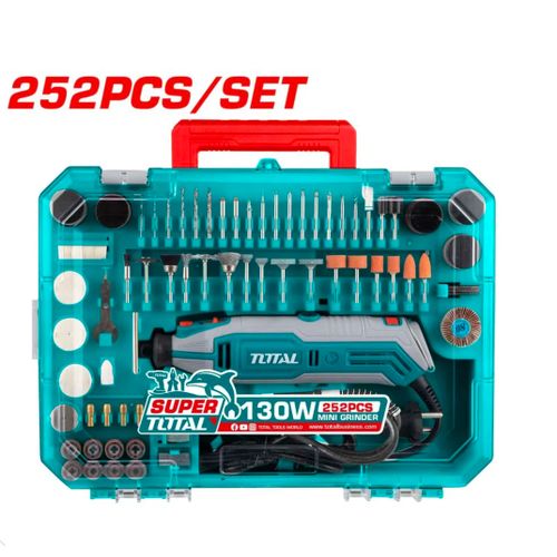TOTAL TG5133261 Mini Grinder-252pcs-130W 