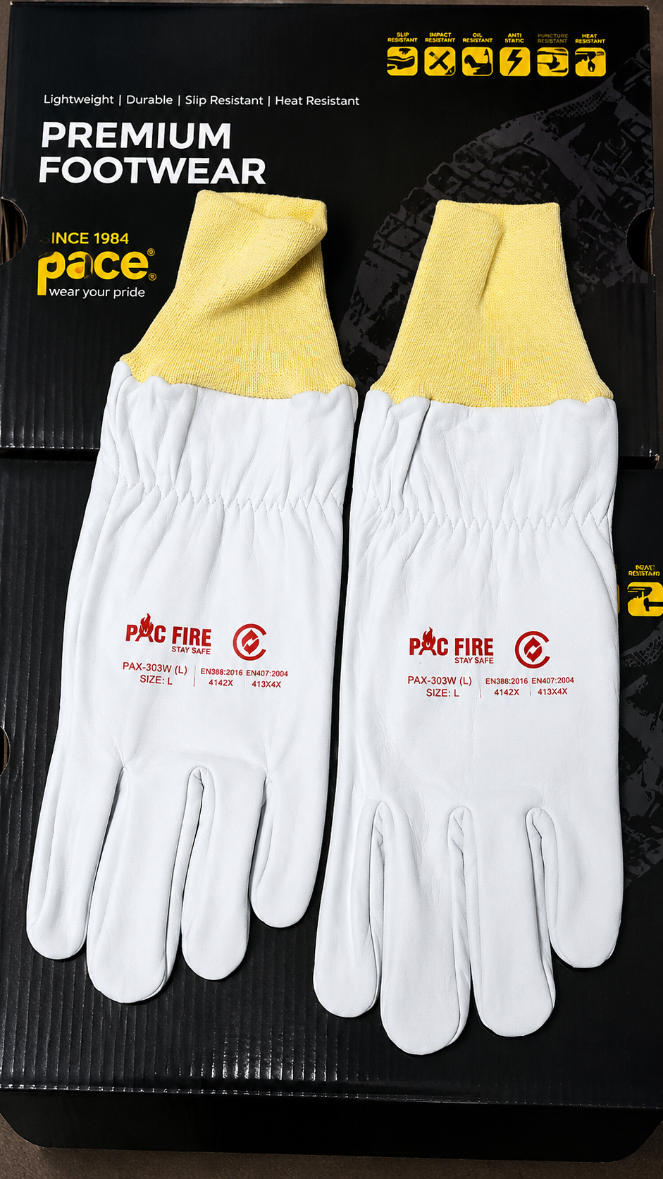 PAC FIRE Heat Resistant Welding Gloves