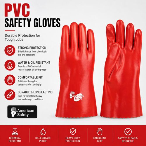 PVC Electrical Safety Gloves