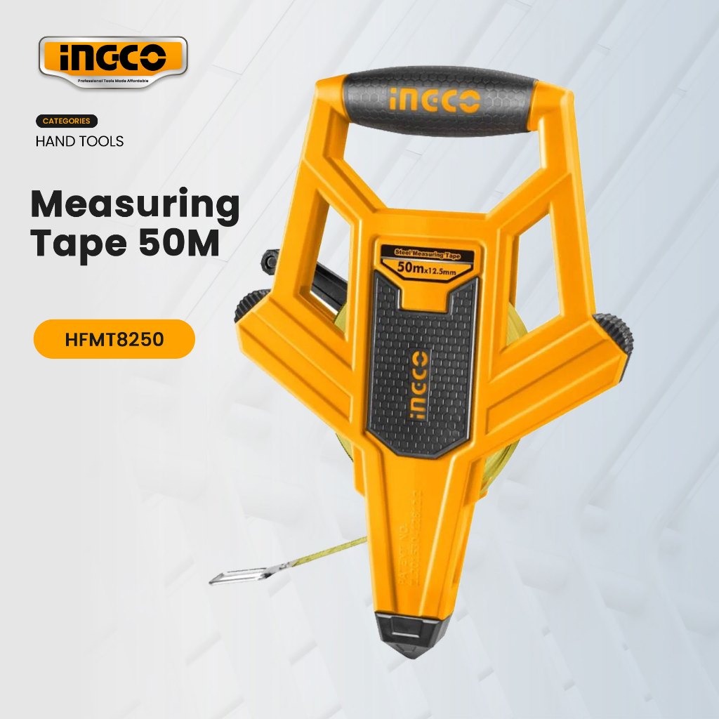 Ingco Fiberglass Measuring Tape - 50M HFMT8250