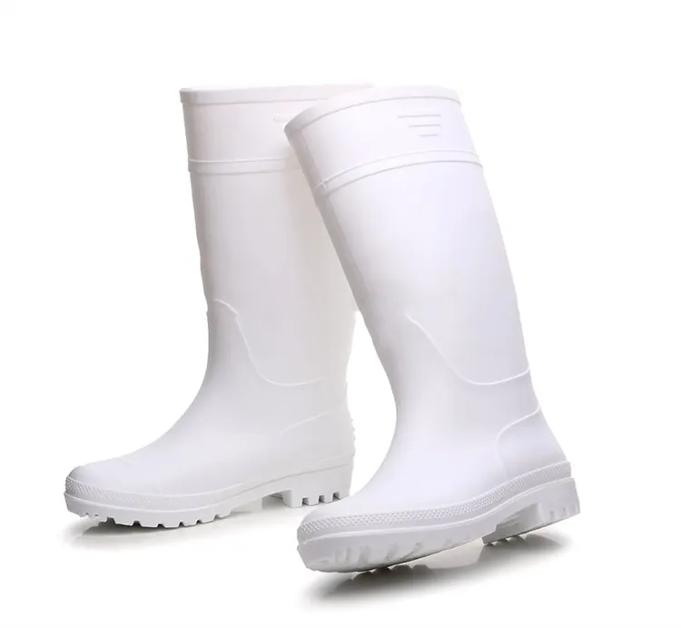 White Safety Rain Boot