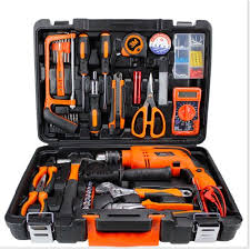 Generic Tools Box Kit Set With Electric Drill 13MM Machine
