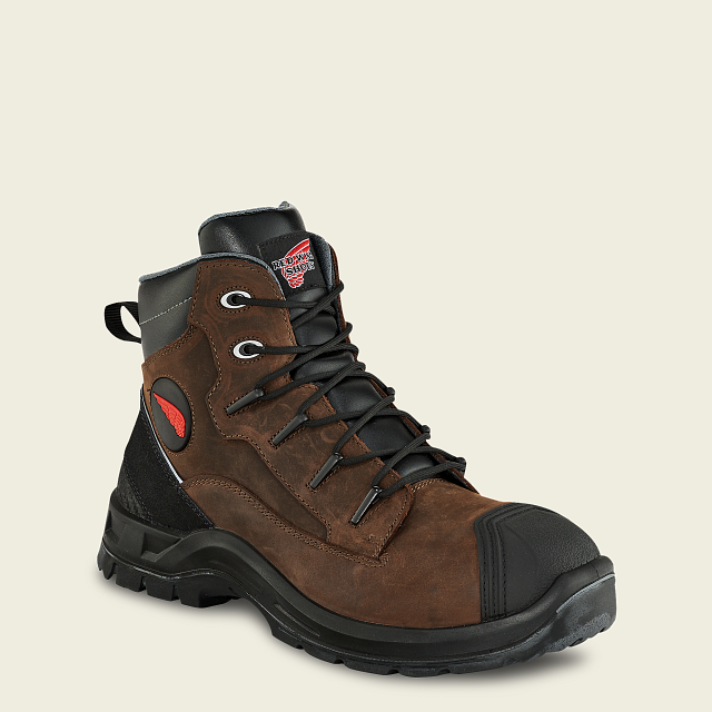 RED WING  3228 Safety Boot (Brown)