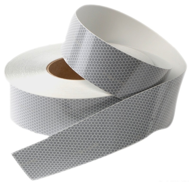2" x 50M Silver Safety Reflective Adhesive Warning Tape