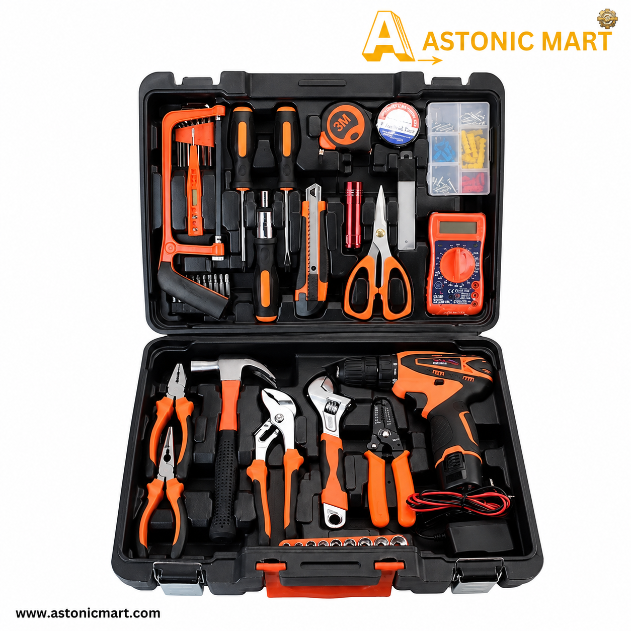 58-Piece Cordless Drill Tool Set