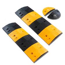 50mm Rubber Speed Bump with End Caps