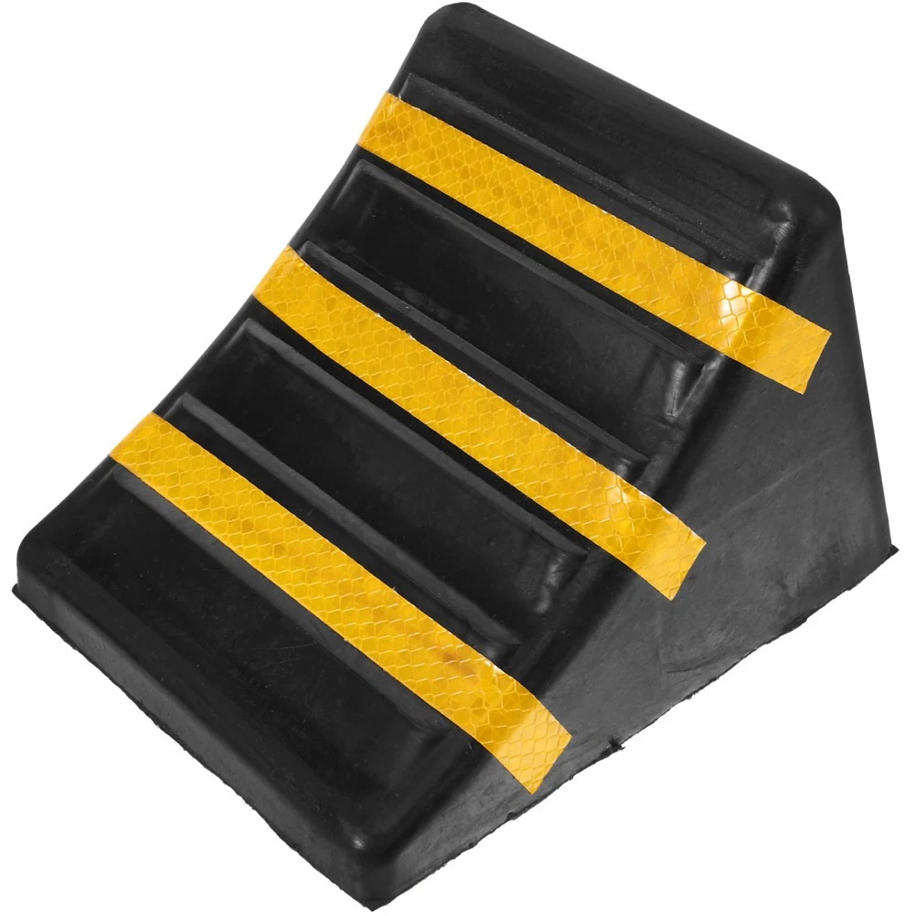 Heavy Duty Rubber Wheel Chocks (Non-Slip Tire Stopper)