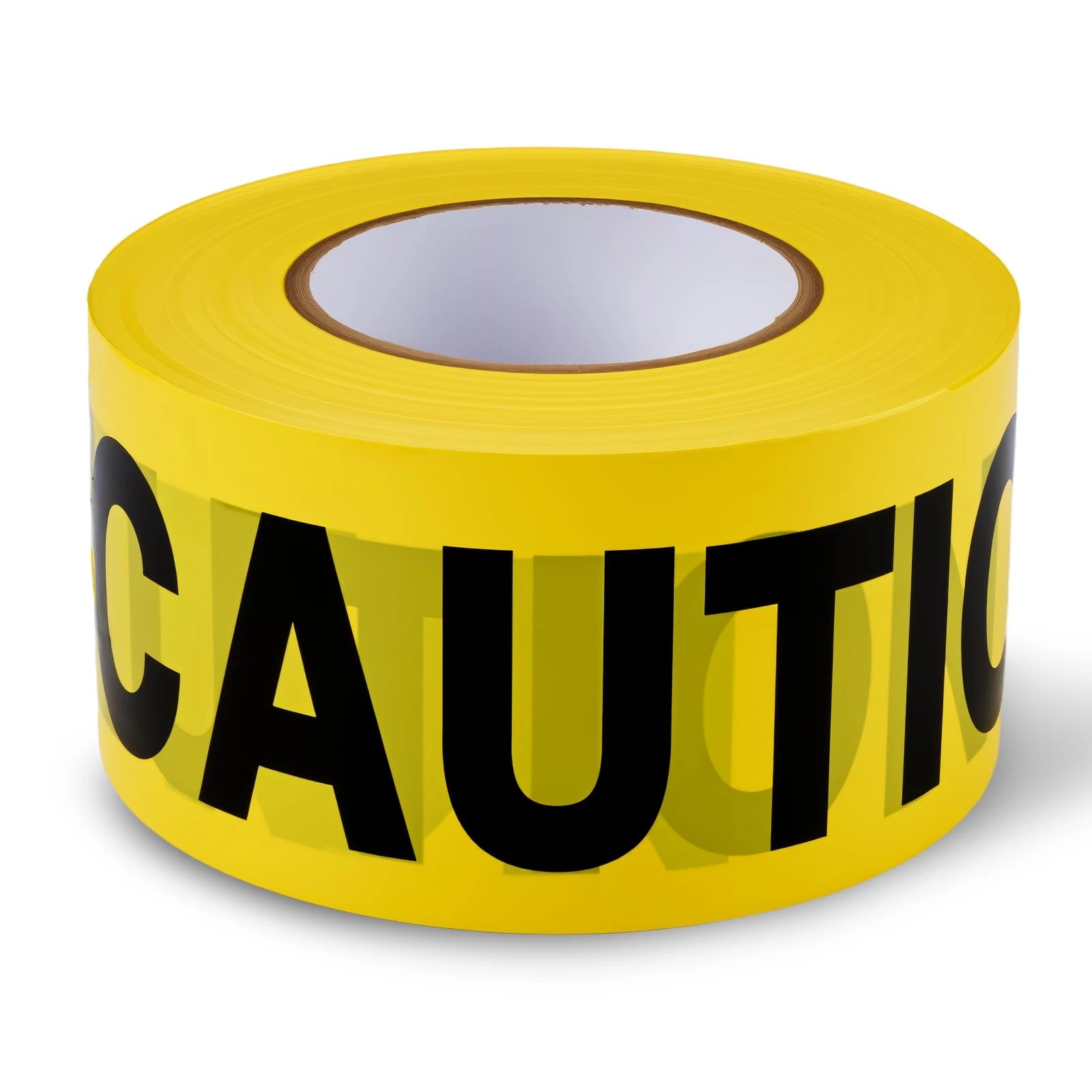 Yellow & Black Caution Tape 500m