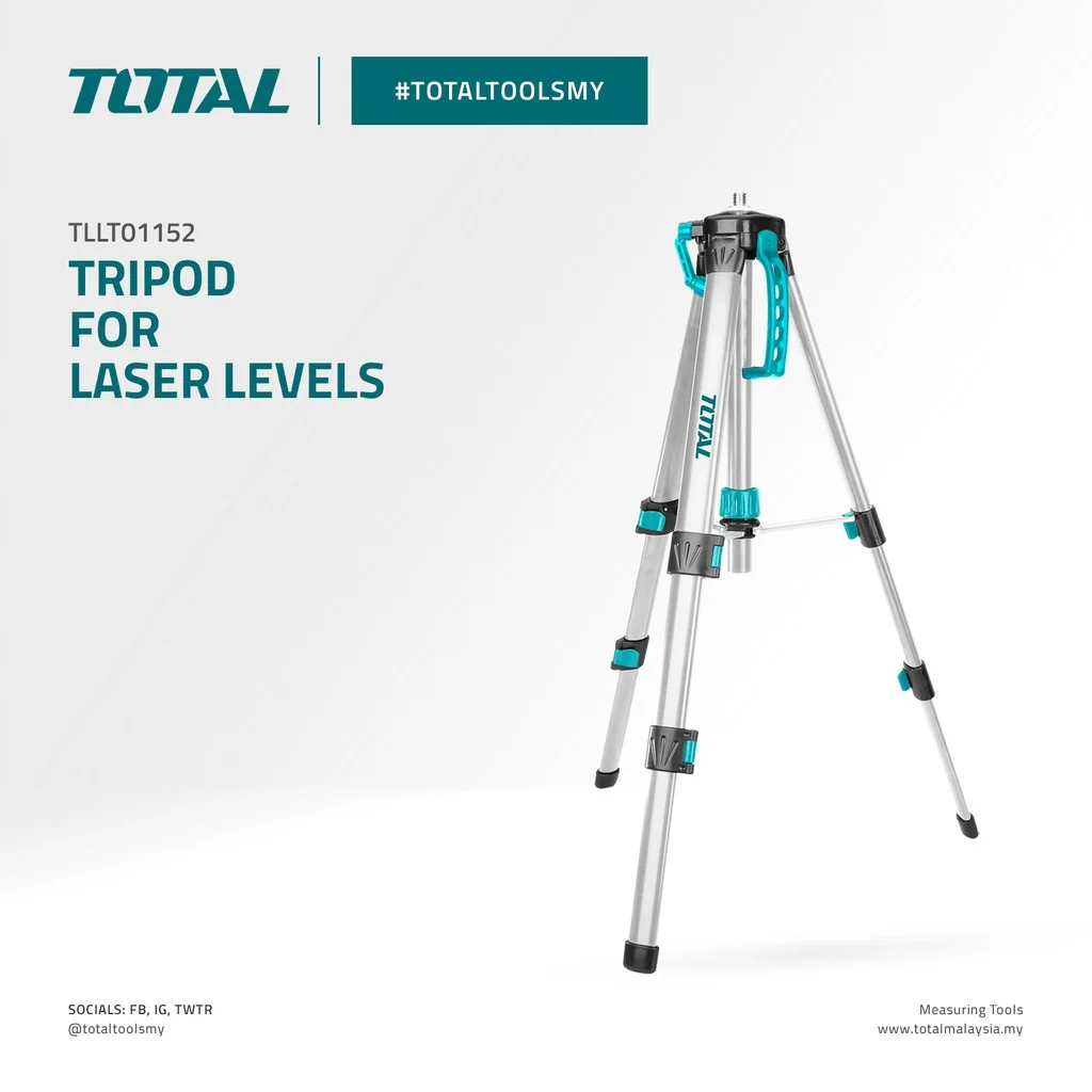TOTAL Tripod for Laser Levels 1.20m (TLLT01152)