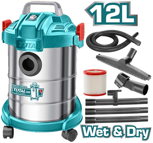 TOTAL Vacuum Cleaner 12L 800W (TVC14122)