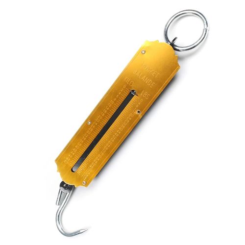 50KG Pocket Spring Balance Hook Weighing Scale (Kg & Lbs)