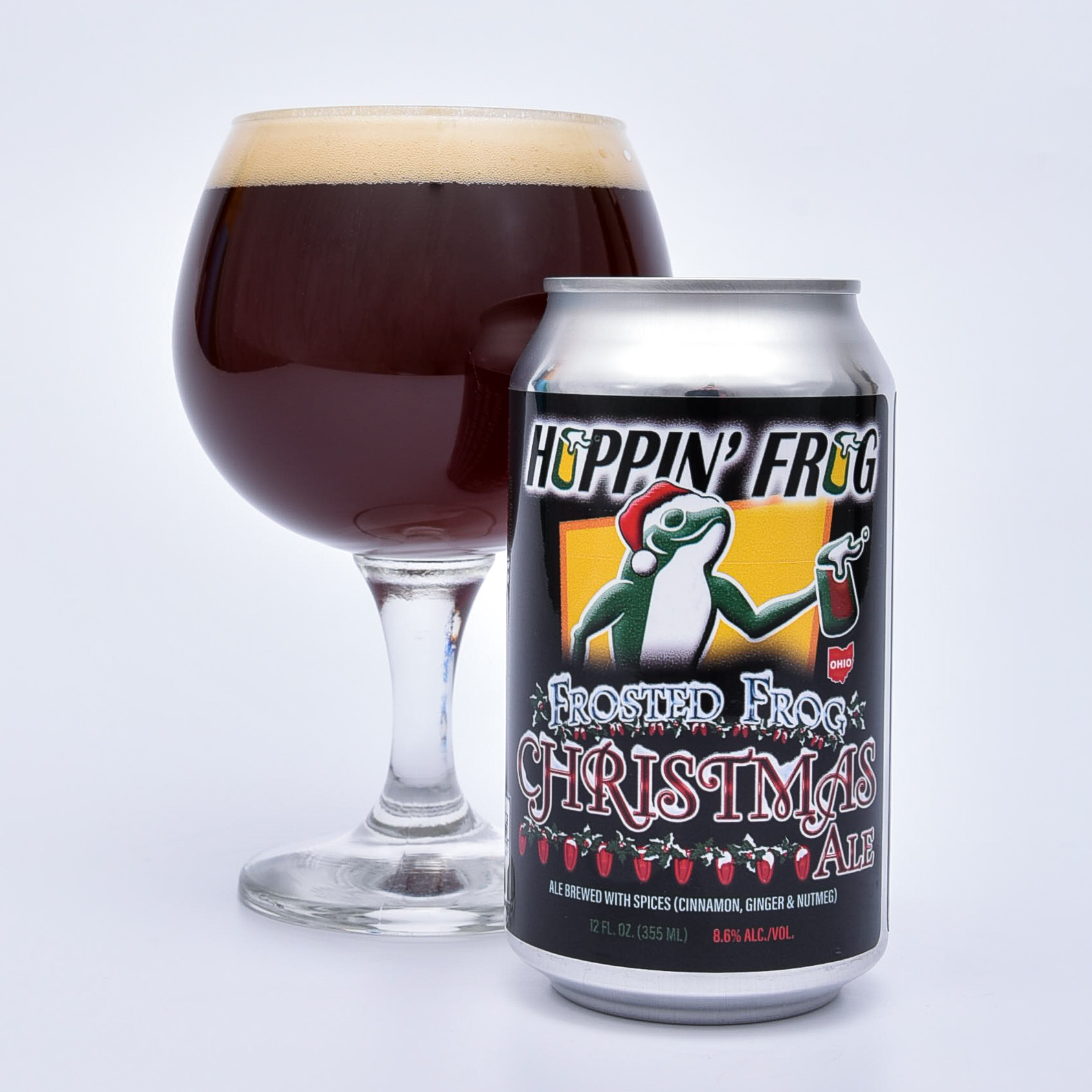 Frosted Frog Christmas Ale - Hoppin' Frog Brewery