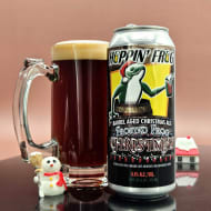 hoppin'FrogBrewery_barrelAgedFrostedFrogChristmasAle