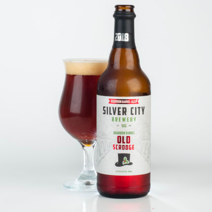 silverCityBrewery_bourbonBarrelOldScroogeChristmasAle