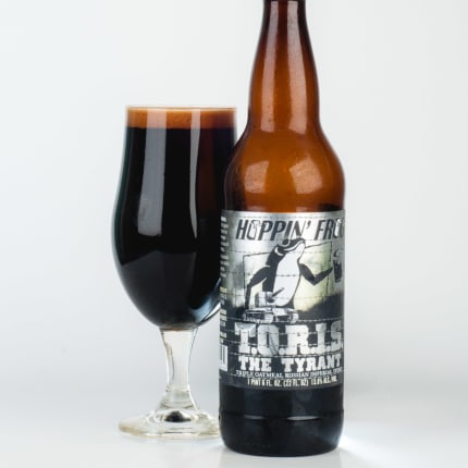 hoppin'FrogBrewery_barrelAgedT.O.R.I.S.theTyrantTripleOatmealRussianImperialStout(2019)