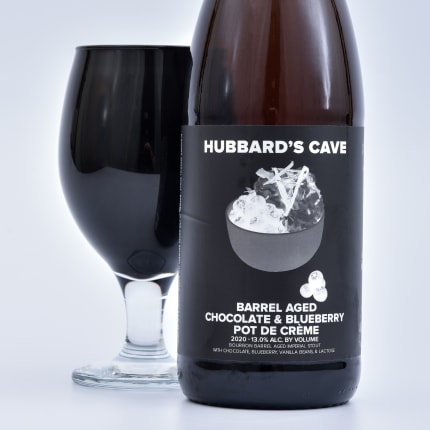 hubbard'sCave_barrelAgedChocolate&BlueberryPotDeCrème(2020)