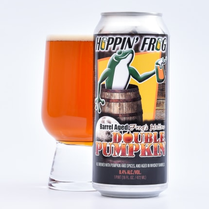 hoppin'FrogBrewery_barrel-AgedFrog'sHollowDoublePumpkinAle