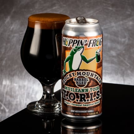 hoppin'FrogBrewery_rockyMountainBarrel-AgedMuileannToirT.O.R.I.S.TripleOatmealImperialStout